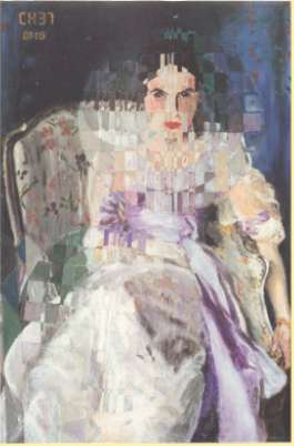 Painting: No. 209   LADY AGNEW PIXELLATED